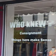 WHO kNEW? Consignment