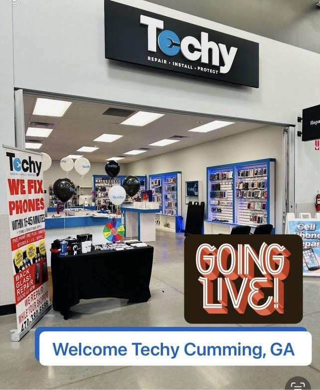 TECHY Cumming - Inside Walmart (iPhone, iPad & Android Repair)