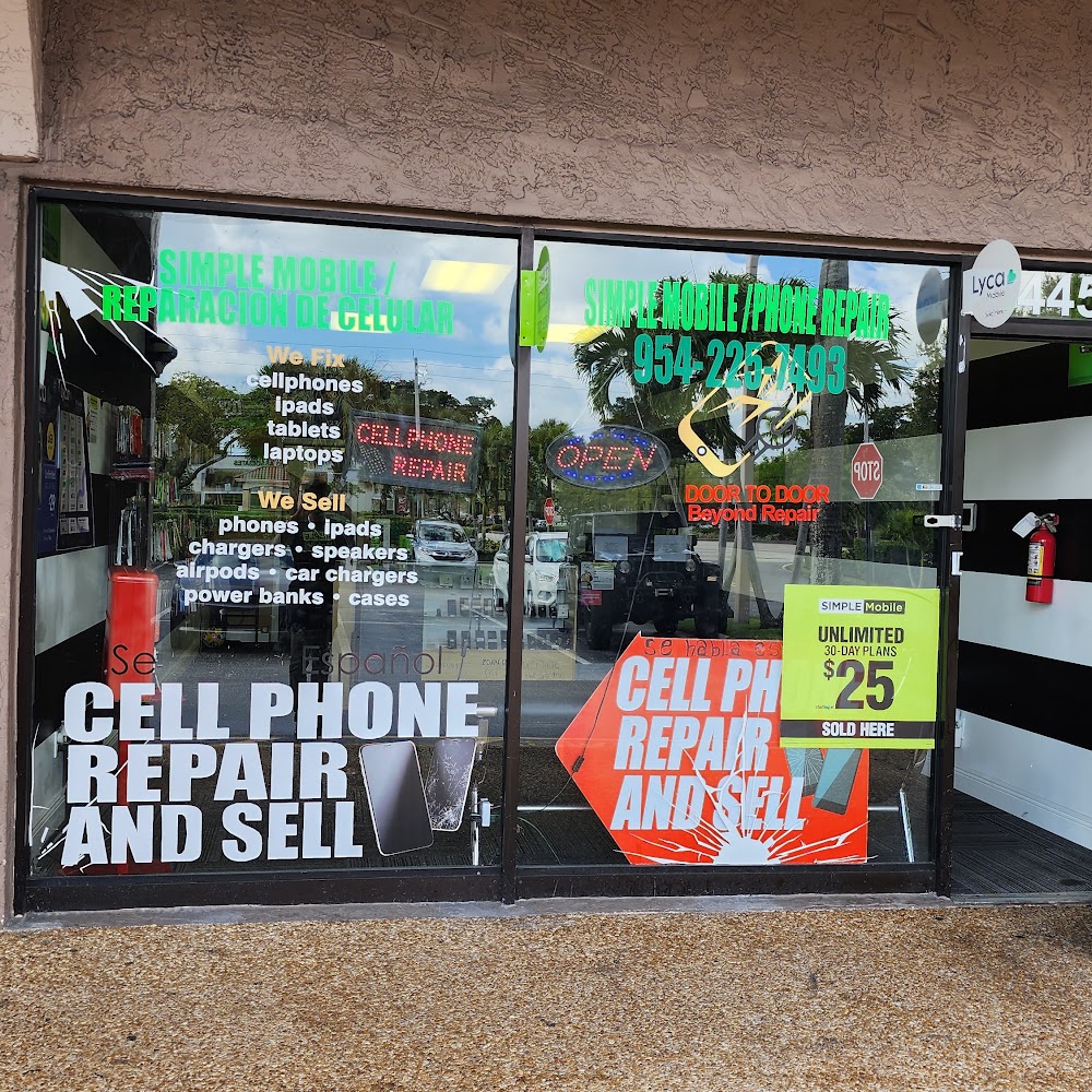 Door to door wireless llc. phone repair and sell