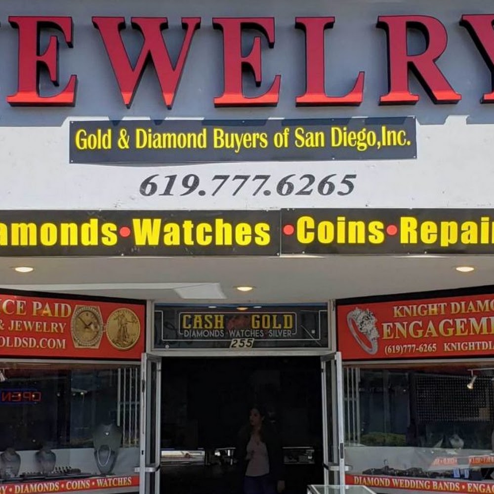 Gold & Diamond Buyers of San Diego - Knight Jewelry, Watch, Coin & Bullion